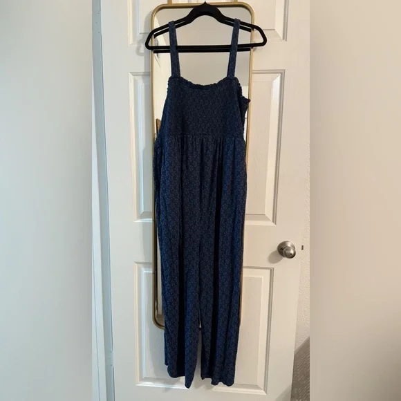 Ingrid & Isabel Navy Jumpsuit - Picture 1 of 5